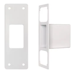 ABUS Panzerriegel-Mauerabdeckblech + Mauerlochabdeckung