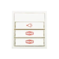 RENZ Tastenmodul Mit 1 Lichttaster + 2 Klingeltaster