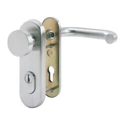 HOPPE Paris Schutzbeschlag Mit Zylinder-Abdeckung Edelstahl A