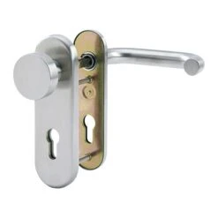 HOPPE Paris Feuerschutzbeschlag Ohne Zylinder-Abdeckung FS-E