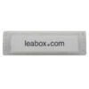 Leabox Namensschild Klar 75x22