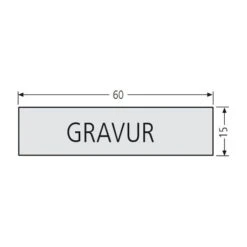 RENZ Namensschildeinlage Für Tastenmodule