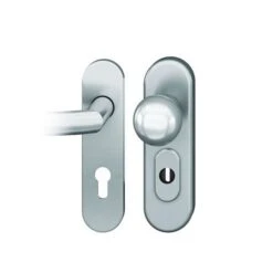 FSB Schutzbeschlag 7377 - Außenschild Mit 15mm Höhe, Ohne Zylinder-Abdeckung