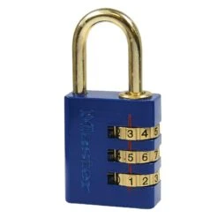 Master Lock Zahlenschloss 630 - Blau