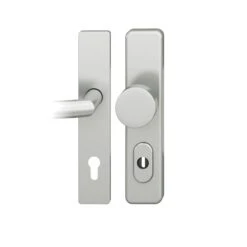 FSB Schutzbeschlag 7376 - Außenschild Mit 15mm Höhe, Mit Zylinder-Abdeckung + S4