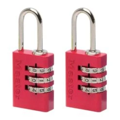 Master Lock 2 Zahlenschlösser 7620EURTCOL