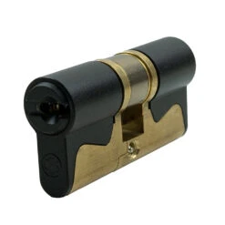 CES RHM Doppelzylinder Schwarz Matt