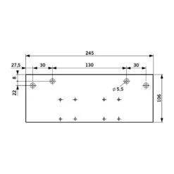 DORMA Flachplatte TS 83 / TS 73