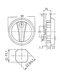 Ronis Stahlmöbelverschluss G V