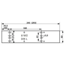 DORMA Montageplatte TS 83